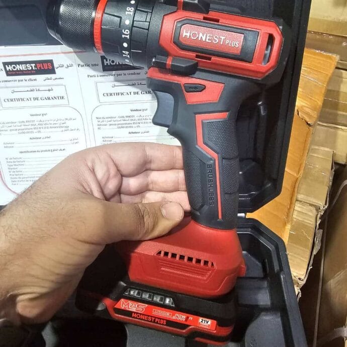 ⁦الة فك و تركيب البراغي visseuse perceuse HONESTPLUS 21V YAE6125⁩ - الصورة ⁦11⁩